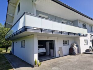 Garde-corps en métal vitrée à Chambéry